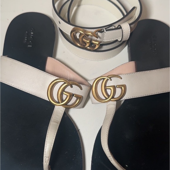 Gucci Sandals & Belt like New! In good condition. - Picture 3 of 3